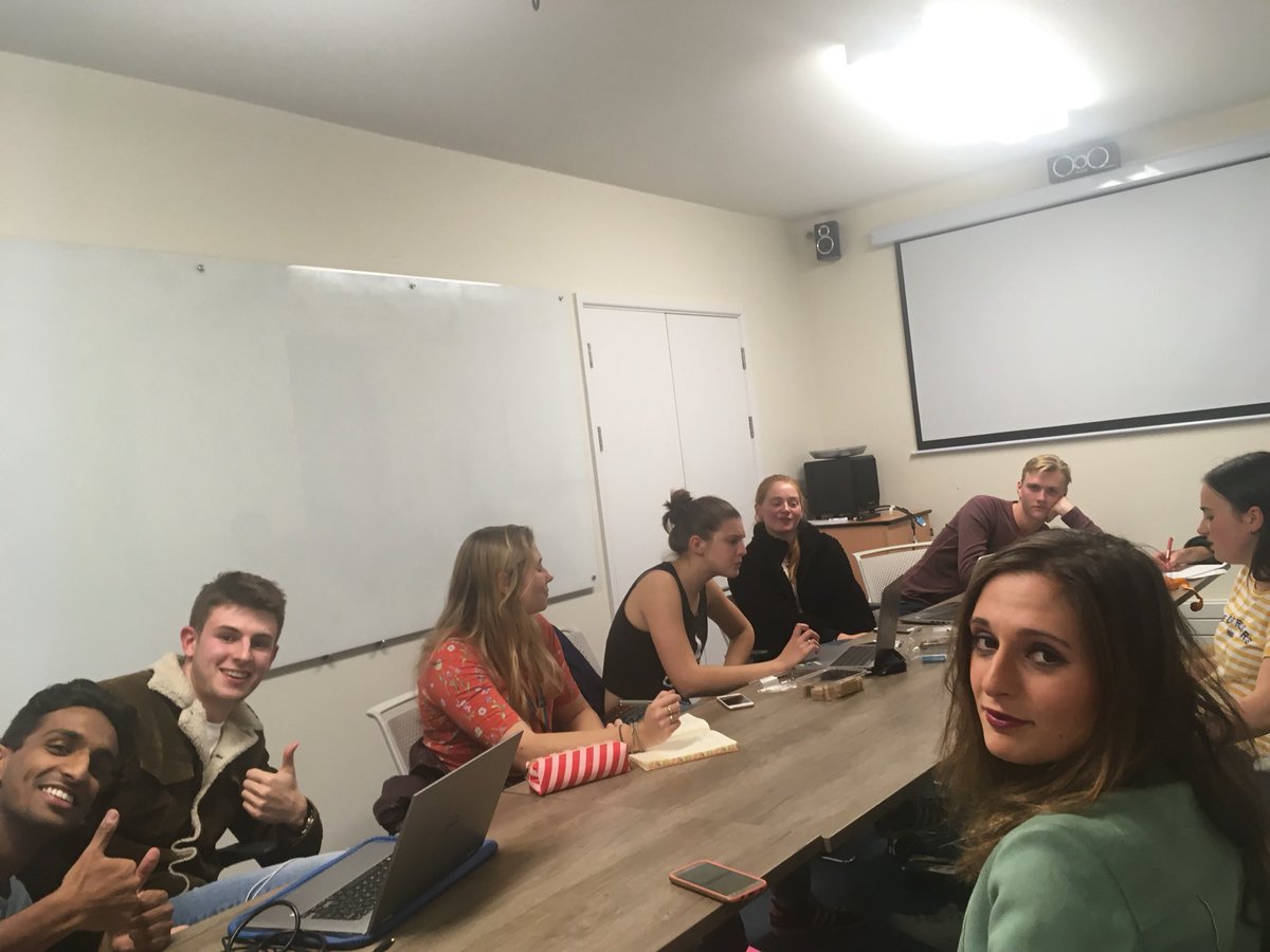 The new committee hard at work planning freshers week activities, stay tuned for updates
