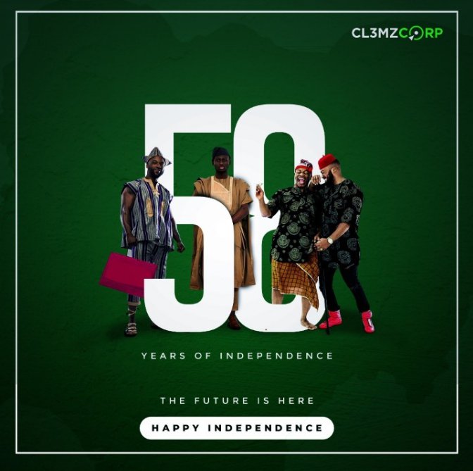 ClemzCorp's tweet photo. We can't fail not to wish you a happy Independence Day...
We believe so much in the upliftment of our dear country. 
Knowing that, every good thing spoken about her, will come to pass.
#believe #hopeful #for a #better #Nigeria 
#clemzcorp
#HappyIndependenceNG https://t.co/JvrDAnBXSS