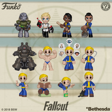 Fallout 76 Series 2 Funko Mystery Minis Vinyl Figures Vault Boy Luck 