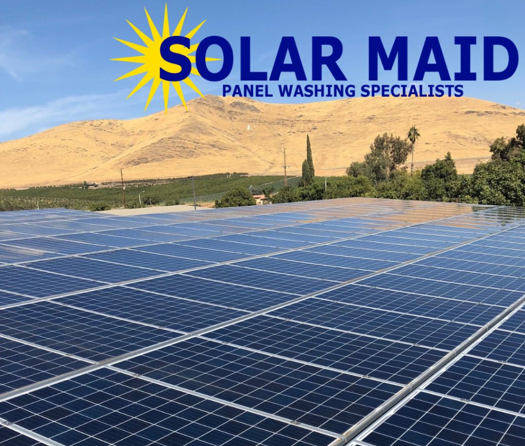 solarmaid's tweet photo. Clean panels and clear skies! Brighten up your Monday with a panel cleaning! Schedule your residential or commercial panel cleaning today! The link is in our bio. https://t.co/IPkpox6lhG