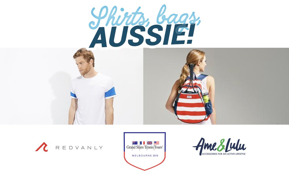 MyTennisTicket's tweet photo. We've teamed up with #REDVANLY and @ameandlulu to give away some awesome, limited edition #GSTTxMelbourne gear! Enter now for your chance to win: https://t.co/8aKB0oYPtD 🇦🇺☀️🎾🐨 https://t.co/YaVEklpnmX