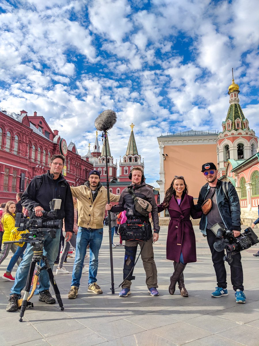 TheSpaceGal's tweet photo. Another great day exploring Moscow with my crew and our #StudentAstronaut winner @DirectorLeeGiat. Tomorrow we head to Star City to train like Cosmonauts! 👨🏽🚀👩🏻🚀 We hope to make better candidates than our pumpkin counterparts. 🎃🍁 https://t.co/75npd9zOGH