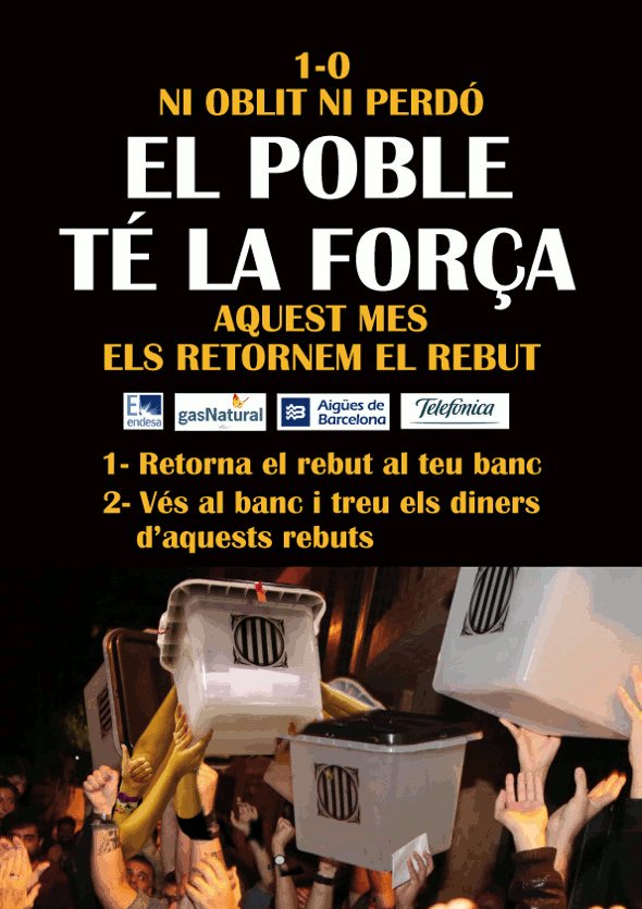 pepegomez89789's tweet photo. Seguim treballant per la república. Què us sembla escampar aquesta acció? #Recuperem1Oct @CDRSantpedor @CDRGironaSalt @ComiteDRParets https://t.co/cvT4jeZIU0