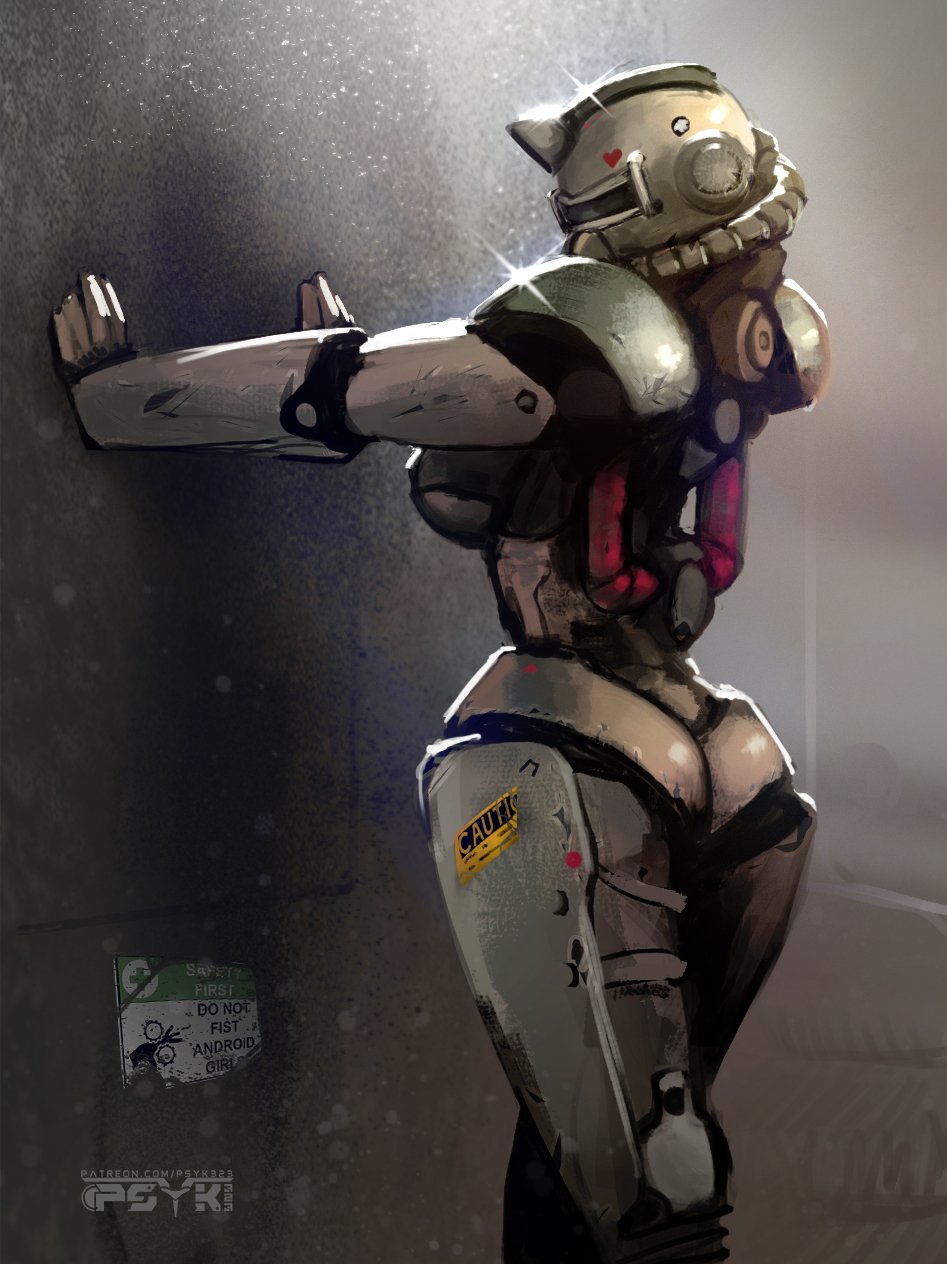Psyk323 on X: "A #fallout T-51 female robot commission. #gynoid #robot  #robotgirl #android #scifi #fallout4 https://t.co/av4YXYIeAu" / X