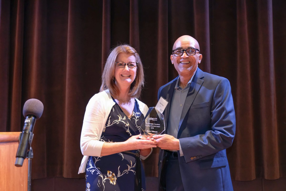 AttainHousing's tweet photo. At our Fall Luncheon, we gave the Bill Petter Housing Homeless Advocate Award to Mark Tillman. Mark, a longtime Kirkland Kiwanis member, ran our #CommunitySupper program as a #volunteer for 10 years and made an unforgettable impact.

Thank you for everything, Mark. https://t.co/QtoFVmYpyl