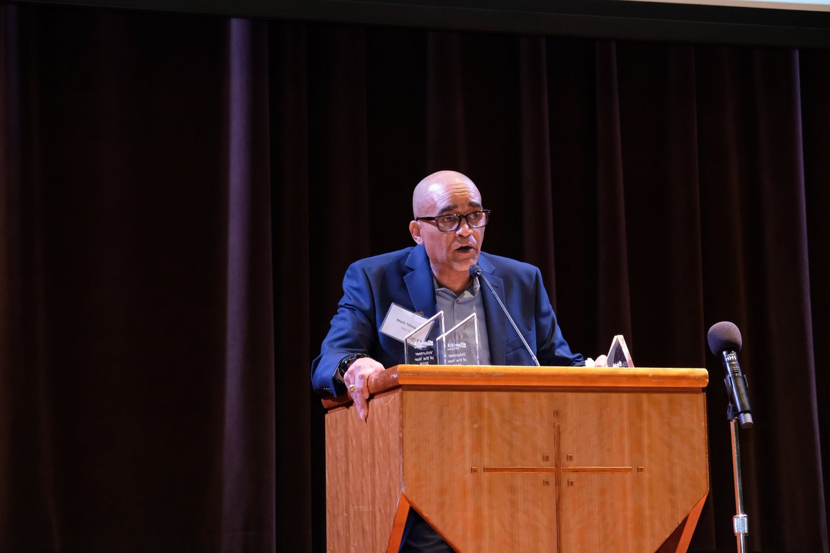 AttainHousing's tweet photo. At our Fall Luncheon, we gave the Bill Petter Housing Homeless Advocate Award to Mark Tillman. Mark, a longtime Kirkland Kiwanis member, ran our #CommunitySupper program as a #volunteer for 10 years and made an unforgettable impact.

Thank you for everything, Mark. https://t.co/QtoFVmYpyl