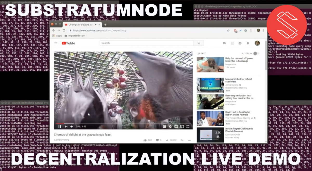 SubstratumNet's tweet image. MUST SEE: #SubstratumNode Decentralization LIVE Demo by @dnwiebe 

youtu.be/DuZParZZQuY

#substratum $sub #bitcoin #blockchain #InternetCensorship #InternetFreedom #NetNeutrality #cryptocurrency