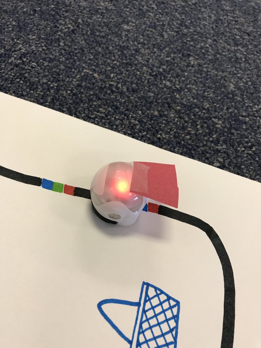 NancyAlvarezPR's tweet image. Coding @Ozobot to retell the story of The Little Red Riding Hood. #codinginkinder