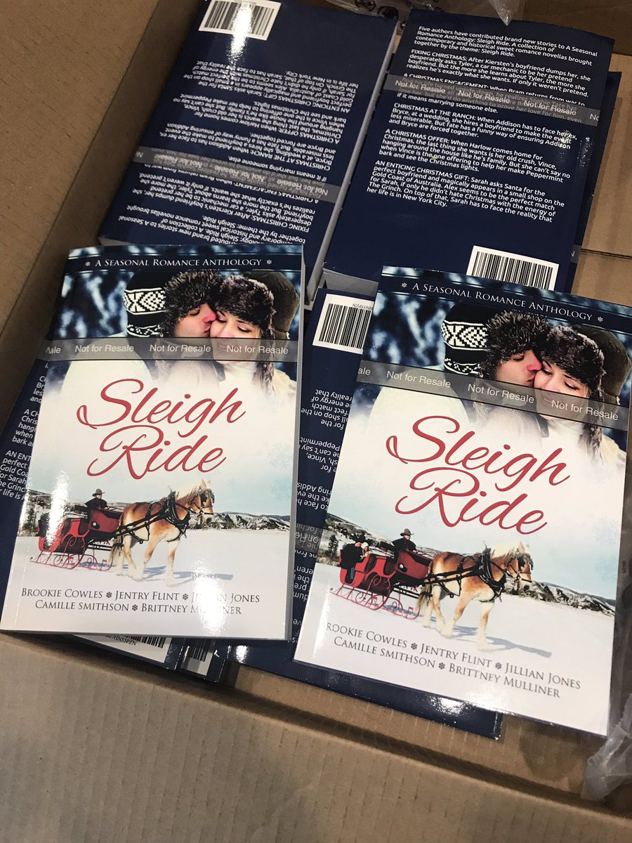 CrushLiterary's tweet photo. Look what arrived!! I bet you can’t guess what we’re giving away at #Indscribe2018 @InDScribeCon
#SleighRide #ARC #Christmas #Romance https://t.co/Vor0MpqZcs