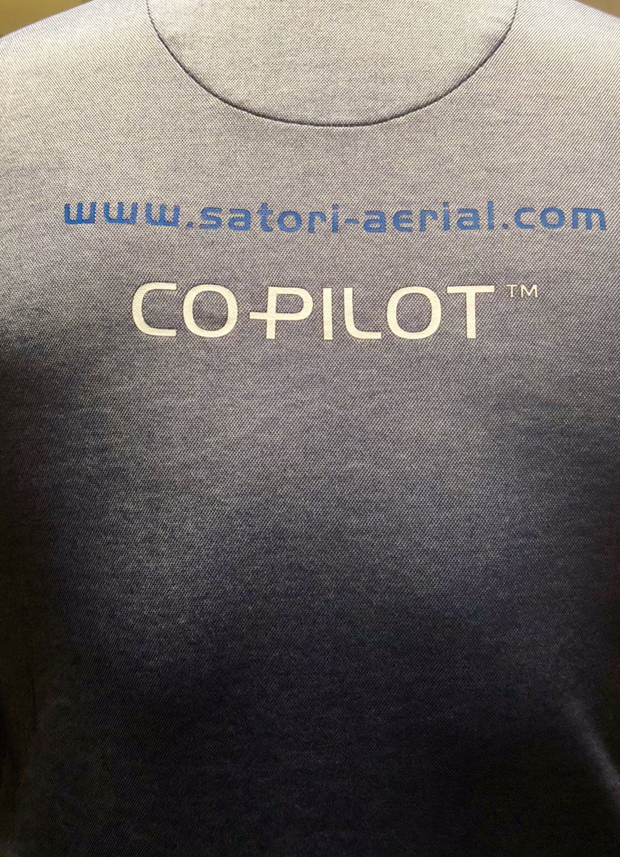 SatoriAerial's tweet photo. Behind the scenes at #ExpoUAV. Giving away 5 Co-Pilots! Find us at #ExpoUAV18 and say, “I want my Co-Pilot™!” and it’s yours! #CoPilot #TripodAdapter #Drone #DroneNews #AerialPhotography #SkipTV #CarolinaDronz https://t.co/CUfBwWwDO3