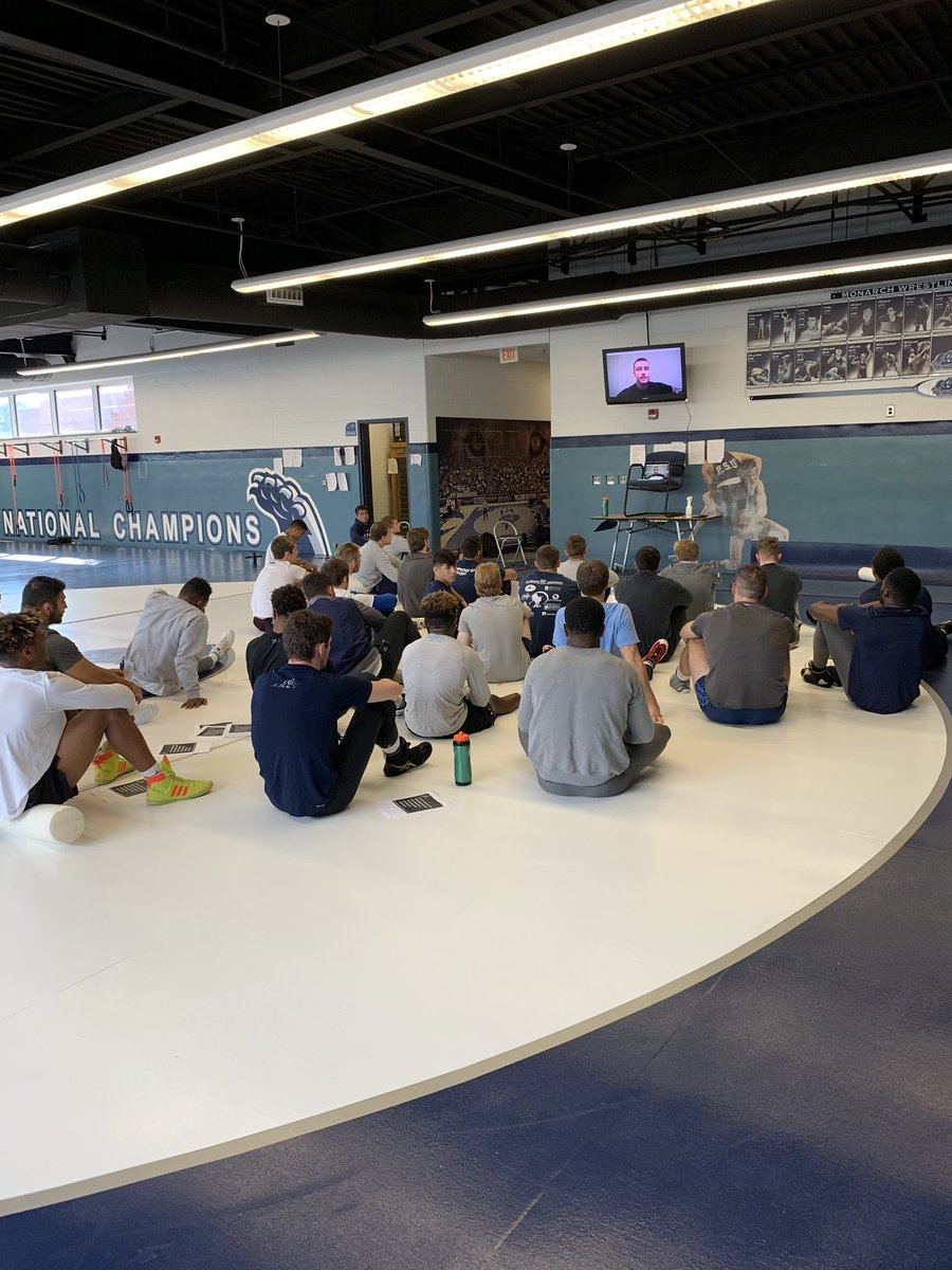 ODUWrestling's tweet photo. Session 1 with @WrestlingMindse! #BuildTheMind #MonarchMovement https://t.co/RRwaOMgqiC