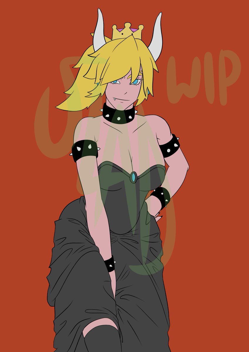 SuppNoPain's tweet photo. #wip #bowsette #basiccolor @TuVecinoArtista https://t.co/v0SF9LbRCT