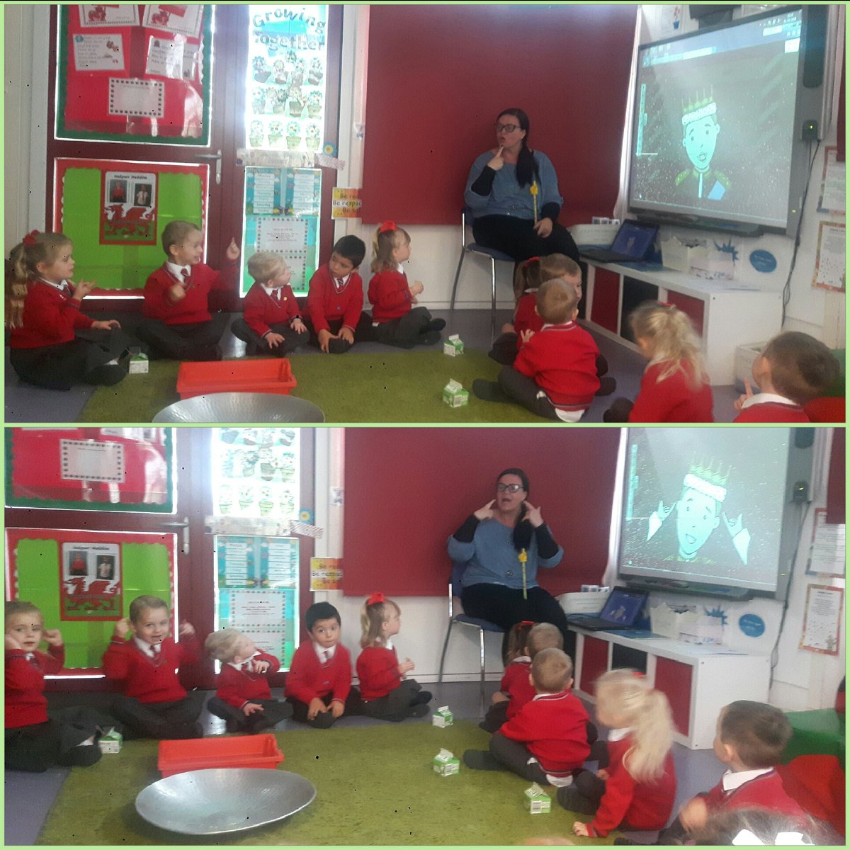 ysgolbrynhedydd's tweet photo. #YBHNAM today we have started learning all about King One from @ten_town and learning to count in ones and write the number 1 #DIAIUTF #YBH #YBHmaths #mathsinclass #learningournumbers #kingone https://t.co/CfJLW4Lp3L
