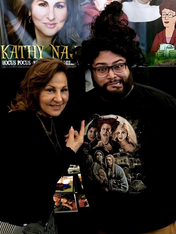 It’s just a bunch of Hocus Pocus!! Meeting <a href="/kathynajimy/">Kathy Najimy</a> was a real treat! Can you tell I’m excited for October?!🎃 #HocusPocus #marysanderson #HappyHalloween #October1st #wig #disneyhalloween #losangeles