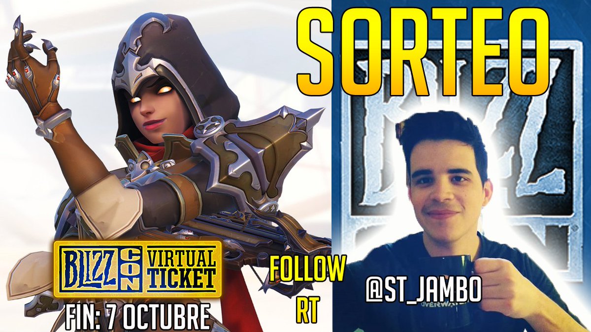 🔥 SORTEO ENTRADA VIRTUAL PARA BLIZZCON 2018 🔥

Gracias a <a href="/OverwatchES/">Overwatch</a> podéis conseguir esta skin de SOMBRA y más regalos! 🎁🎁🎁

Para participar:

✅ RT
✅ Follow @Sr_Jambo 

No te preocupes, siempre puedes conseguir la tuya aquí: blizz.ly/2OH64eQ 

SUERTE A TODOS!!!