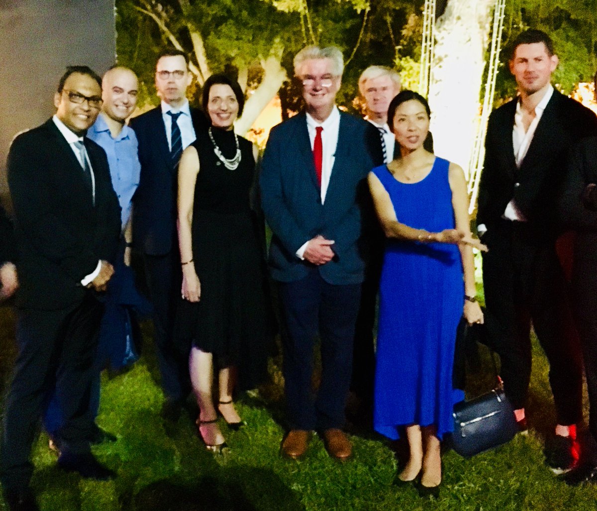 RIBAGulfChapter's tweet photo. RIBA president @ben_derbyshire with #Riba_gulf committee in #British #embassy #Dubai tonight #cityscapeglobal2018 #cityscapeglobalconference #ribaatcityscape https://t.co/olMoRsJW4f