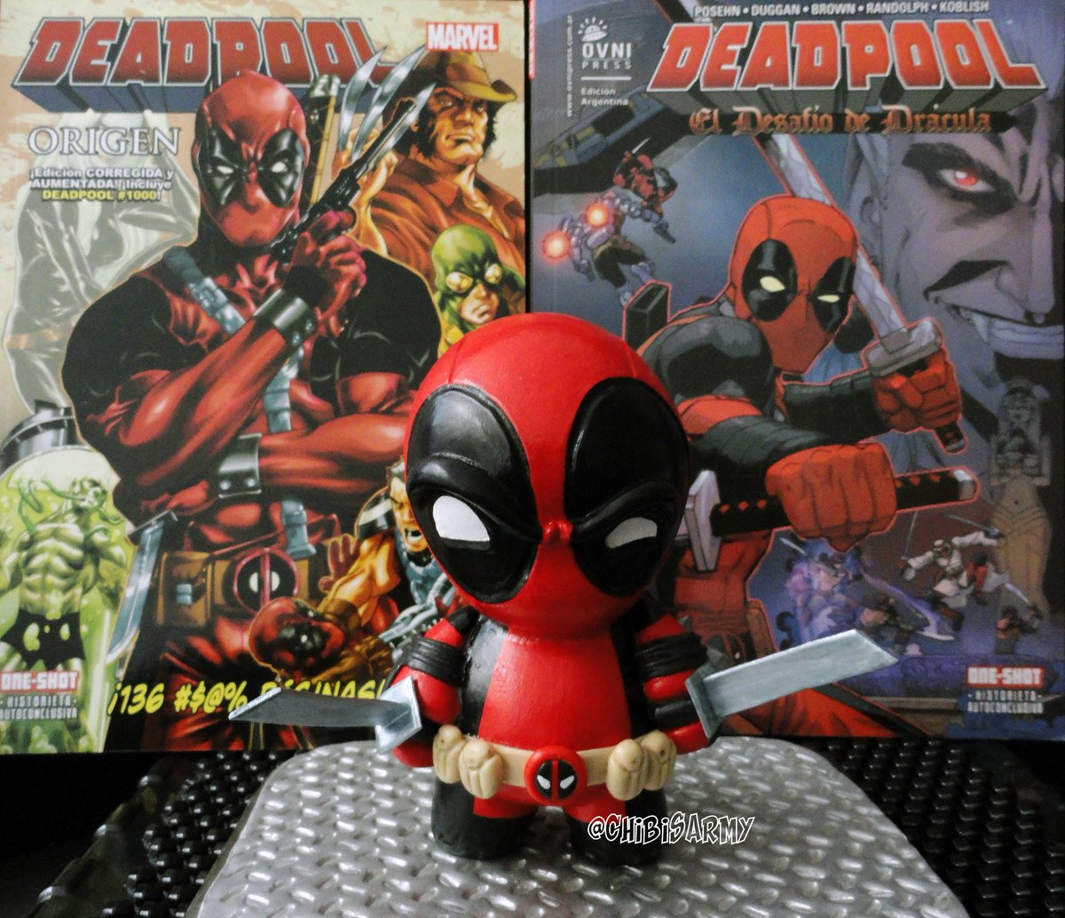 chibisarmy's tweet photo. Finish! My Deadpool custom munny #deadpool #wadewilson #ryanreynolds #marveluniverse #marvel #superheroes #munny #munnycustom #munnyworld #munnyworks #munnyart #munnyarmy #artoy #toyart #toycustom #chibi #chibis #chibiart #kawai #kawaii #artwork #arthandmade #handmade #hechoamano https://t.co/8JvAZBKnRJ