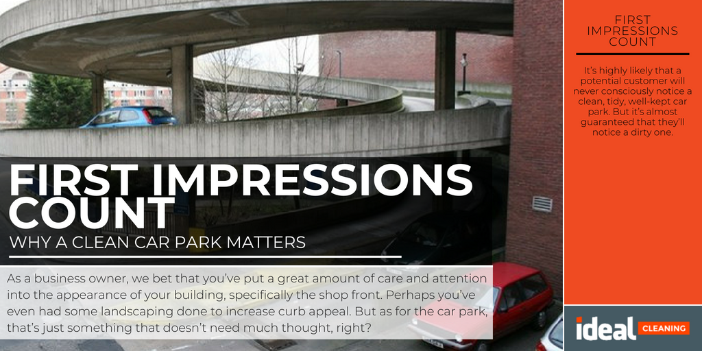That thinking – that a car park is just a bit of tarmac or concrete that needs laying then never needs thinking about again – can be doing a lot of harm to your business.

But how?

Let us explain… idealcleaningco.co.uk/blog/why-a-cle…