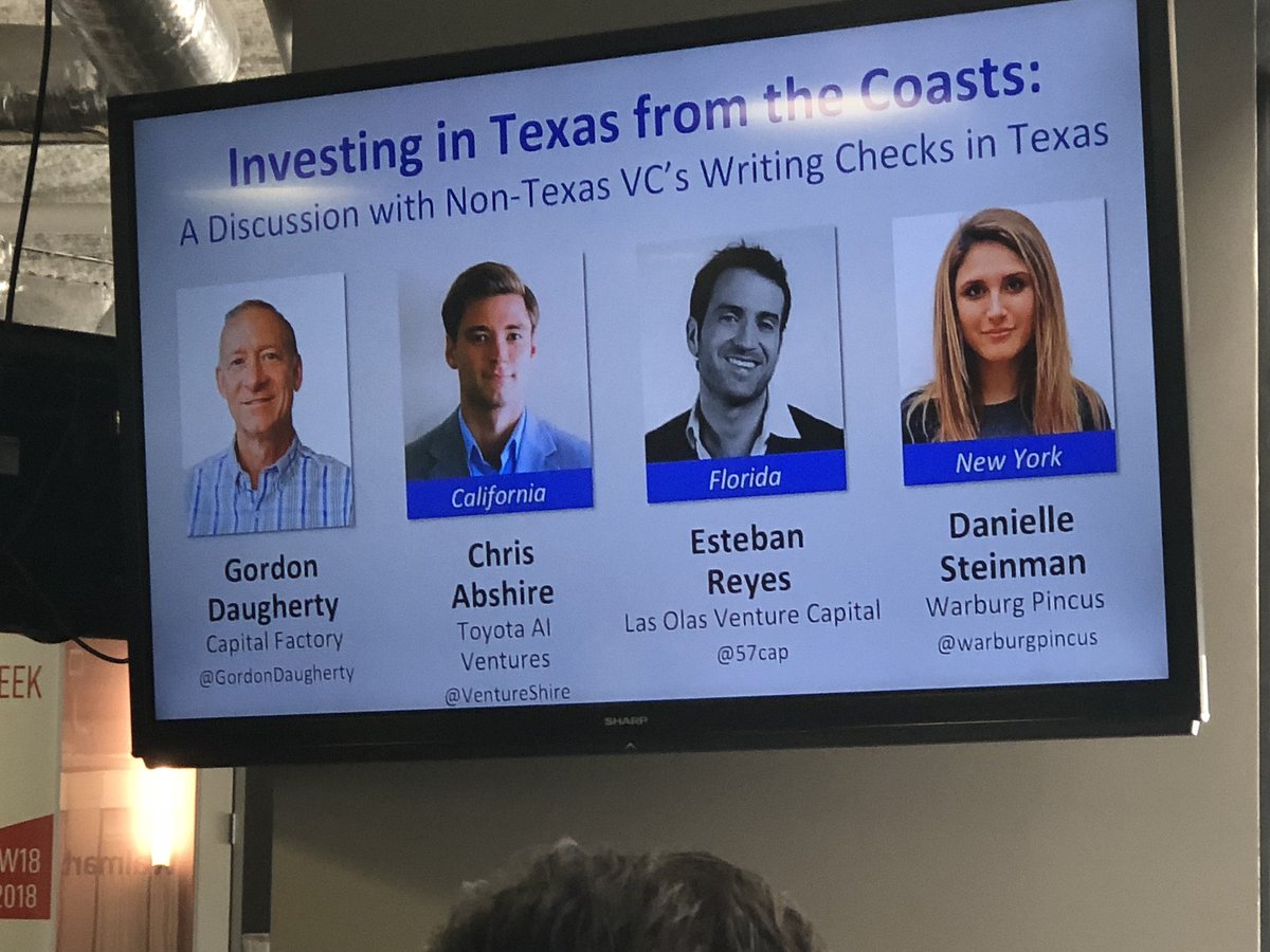 Start up week day 1 in Austin!  Lots of great info in the fundraising track this afternoon.  #startupweek #austin