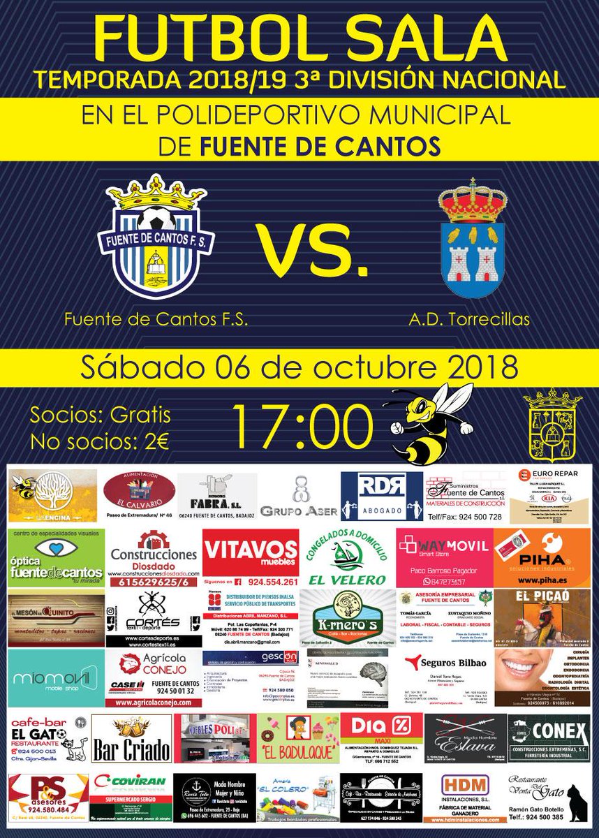 Fuentedecantosfutsal tweet media
