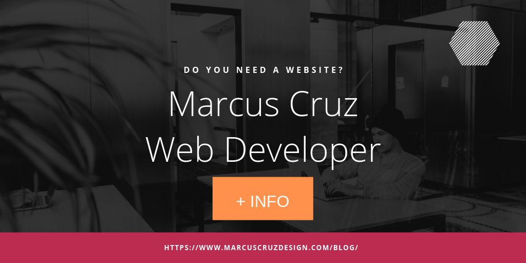 CruzDesign2's tweet image. I am a #googleAdWords, Google Analytics and  #DigitalMarketing and #webdesigner with over seven years of experience. I provide digital marketing and web design services to startups that want to increase ROI from online channels. 
Check my website
marcuscruzdesign.com/blog/