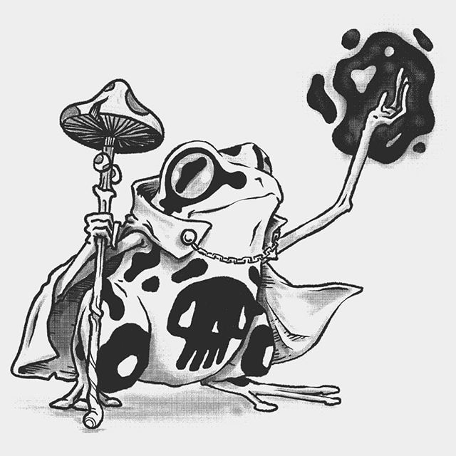 Inktober is upon us.

no. 01 - #poisonous

#illustration #inktober #inktober2018 #poisondartfrog #wizard #magic ift.tt/2QpCOde