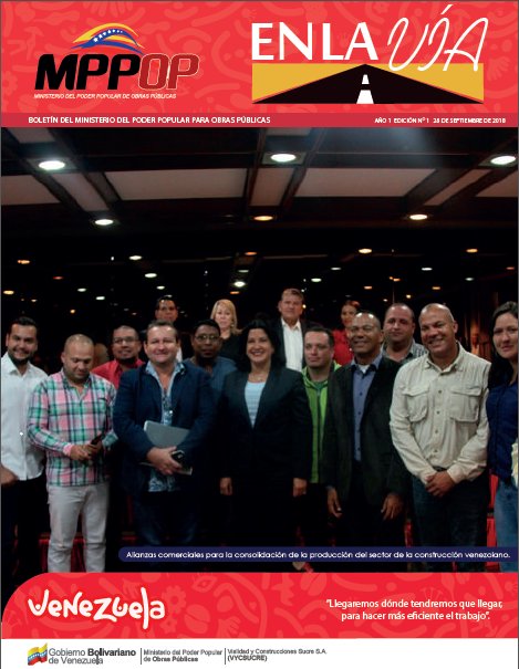 #1Oct | Llegó tu Boletín Informativo #EnlaVía ↪ Conoce más de este boletín digital, elaborado especialmente para ti  🚧🏗️
bit.ly/2NS6hQk   

¡La Revolución Avanza con las Obras Públicas!