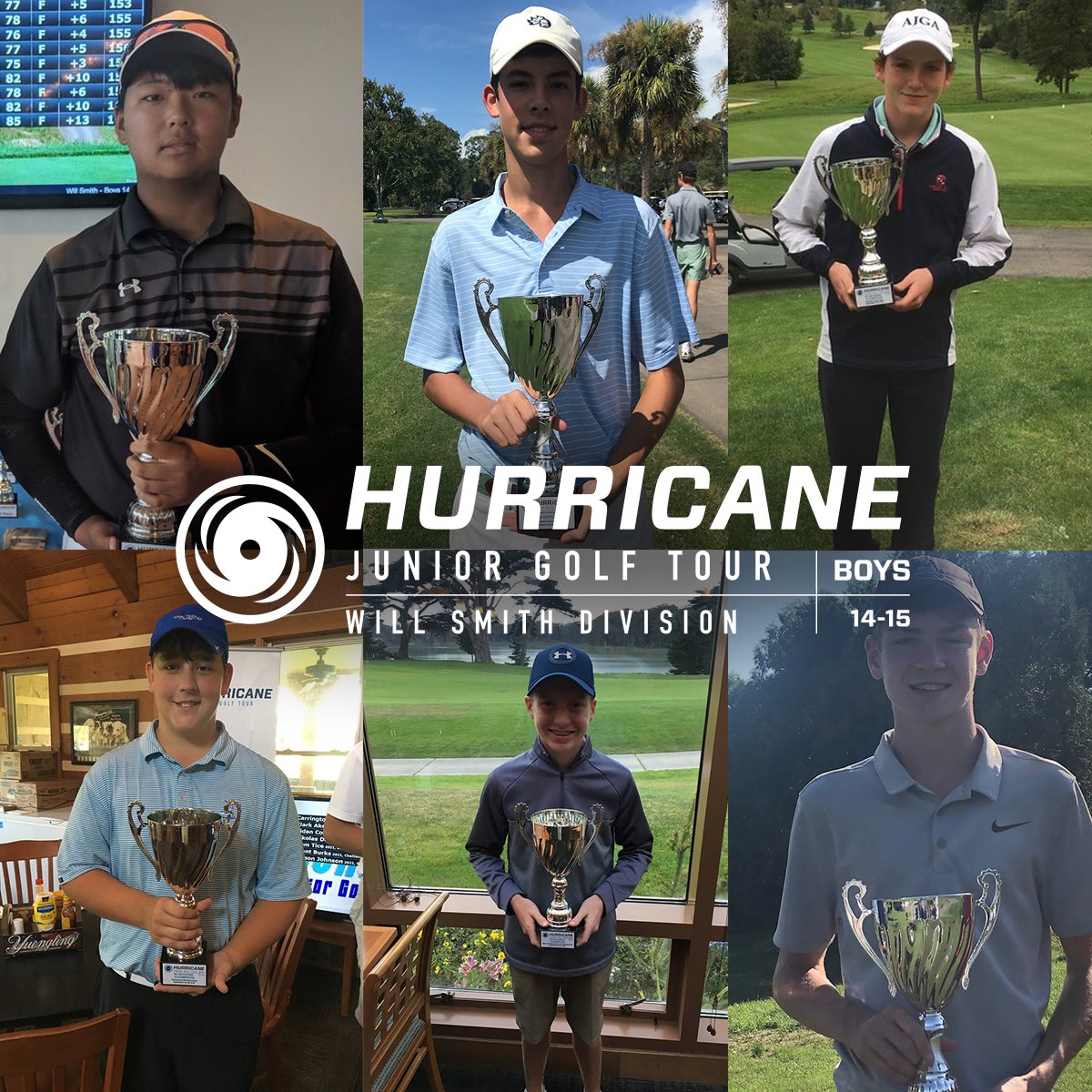 HJGT's tweet photo. Congratulations to the winners from each one of our great tournaments this past weekend! 🏆⛳️🏆#winhere #hjgt #competehere #champions #juniorgolf https://t.co/Nifr7gUThl