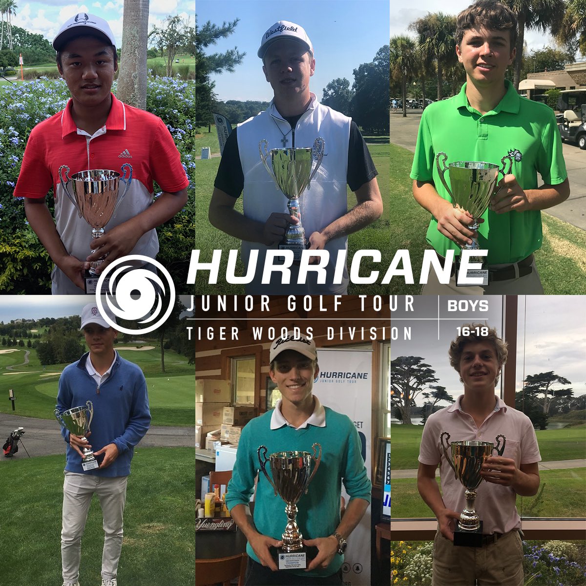 HJGT's tweet photo. Congratulations to the winners from each one of our great tournaments this past weekend! 🏆⛳️🏆#winhere #hjgt #competehere #champions #juniorgolf https://t.co/Nifr7gUThl