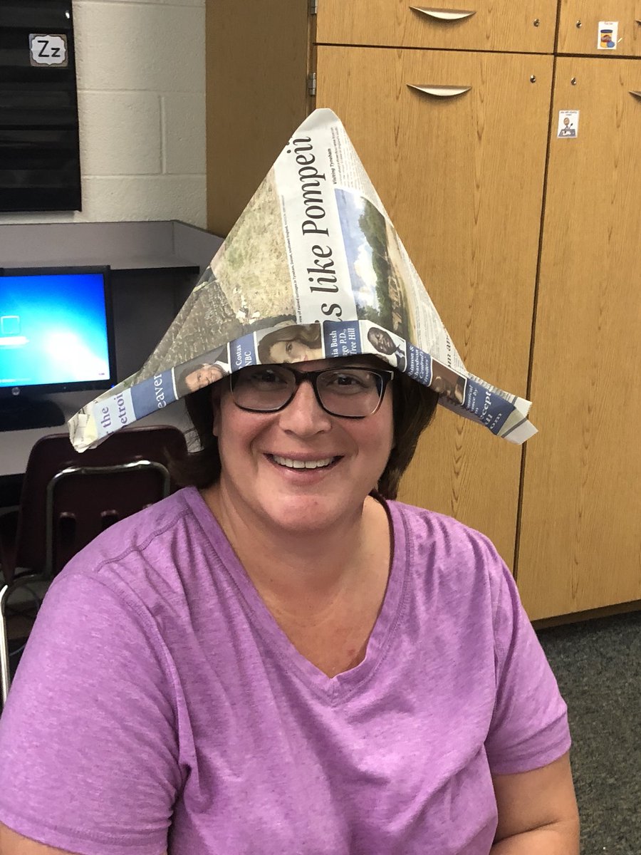 Paper Craft for Newspaper Week (Week of October 7-13th) <a href="/SimondSuperstar/">Simonds Superstars |The Lamphere Schools</a> #WeAreLamphere