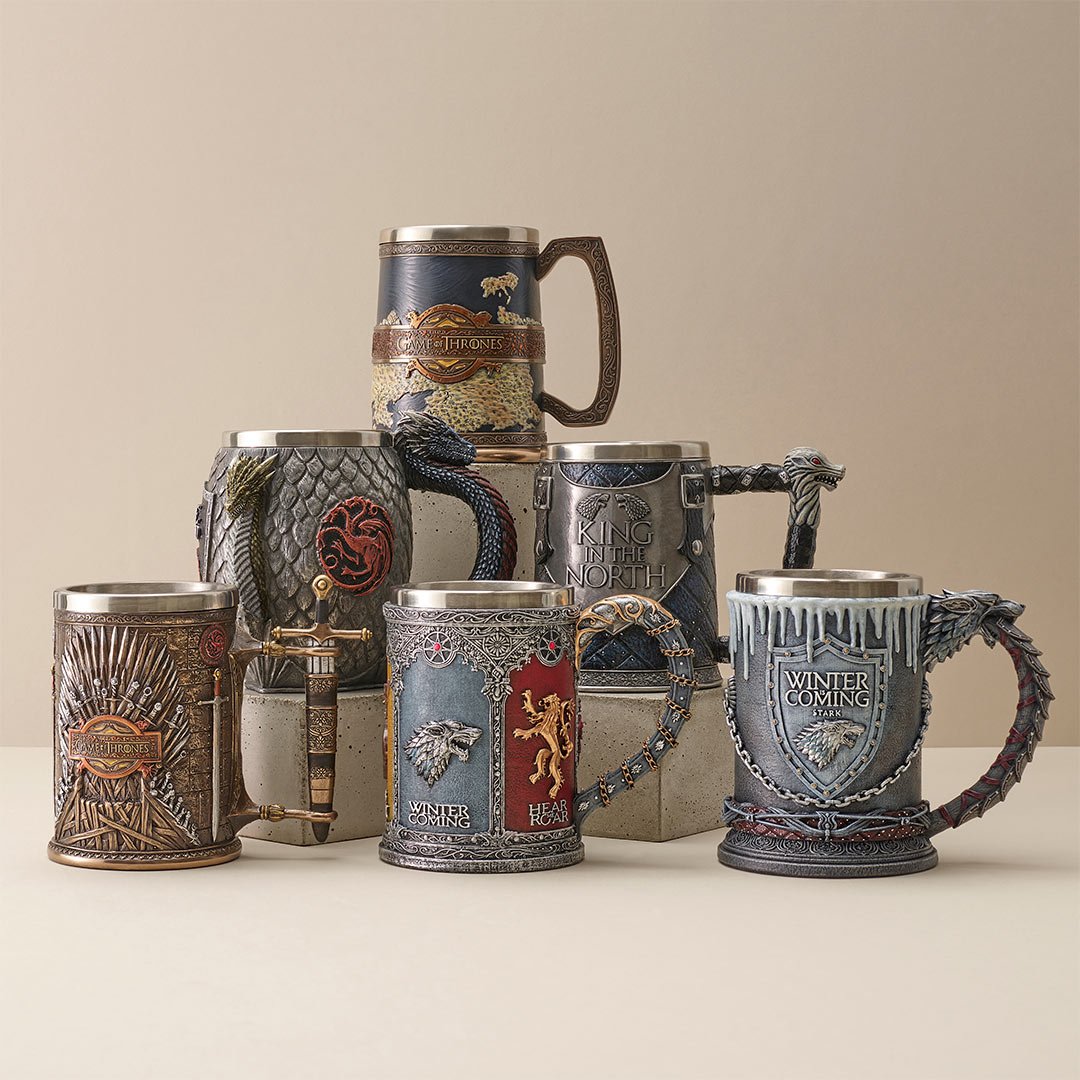 GameOfThrones's tweet photo. Raise a glass.
Celebrate Oktoberfest with #GameofThrones steins and tankards from the @HBO shop: https://t.co/3Yw1GBhOEc https://t.co/0B5fZH2d5c