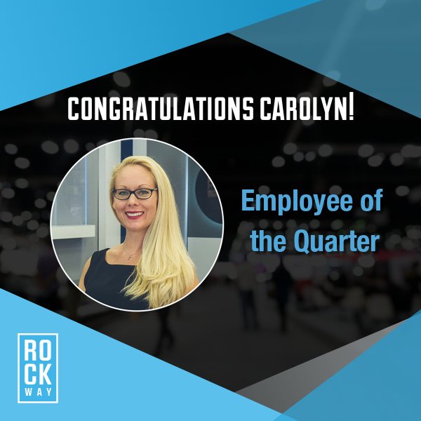 RockwayExhibits's tweet photo. Congratulations, @CarolynGatch on earning the title of Employee of the Quarter! Your stellar performance in your new role and positive attitude are among the many reasons you deserve this recognition. Thanks for all that you do! 🎉
#TeamRockway #EmployeeOfTheQuarter https://t.co/QLWwnLwLse