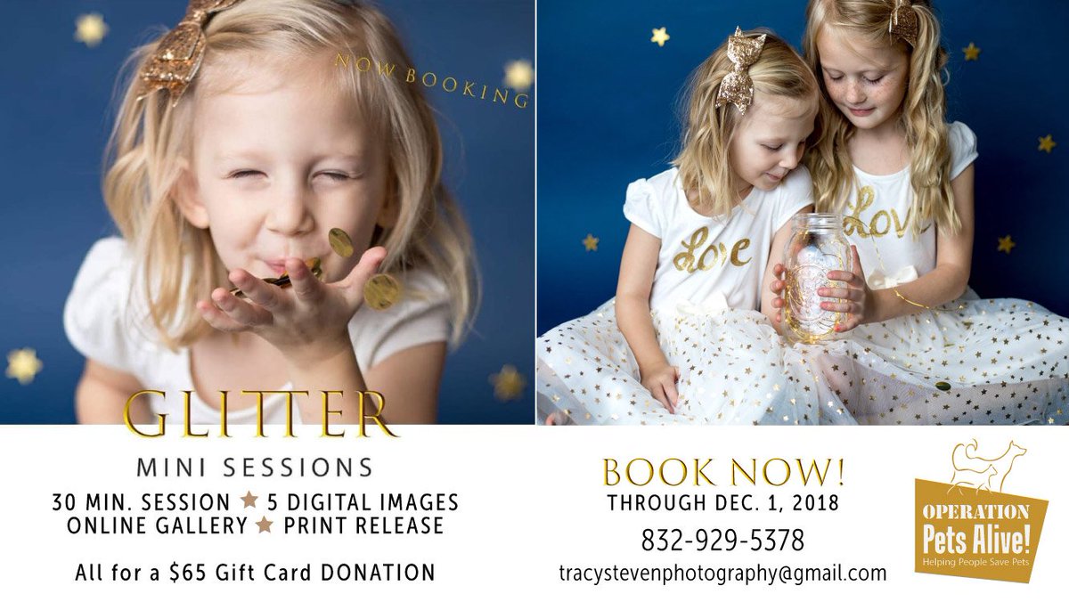 OPAtweeters's tweet photo. πβ€Β The Holidays are approaching, and what more perfect way to share the joy and beauty of your children? Sign up for your very own 30-minute #GlitterSession by OPA volunteer photographer, Tracy Thomson Steven! Find all the details: https://t.co/oatLS27OKD https://t.co/1VDz7dNIqz