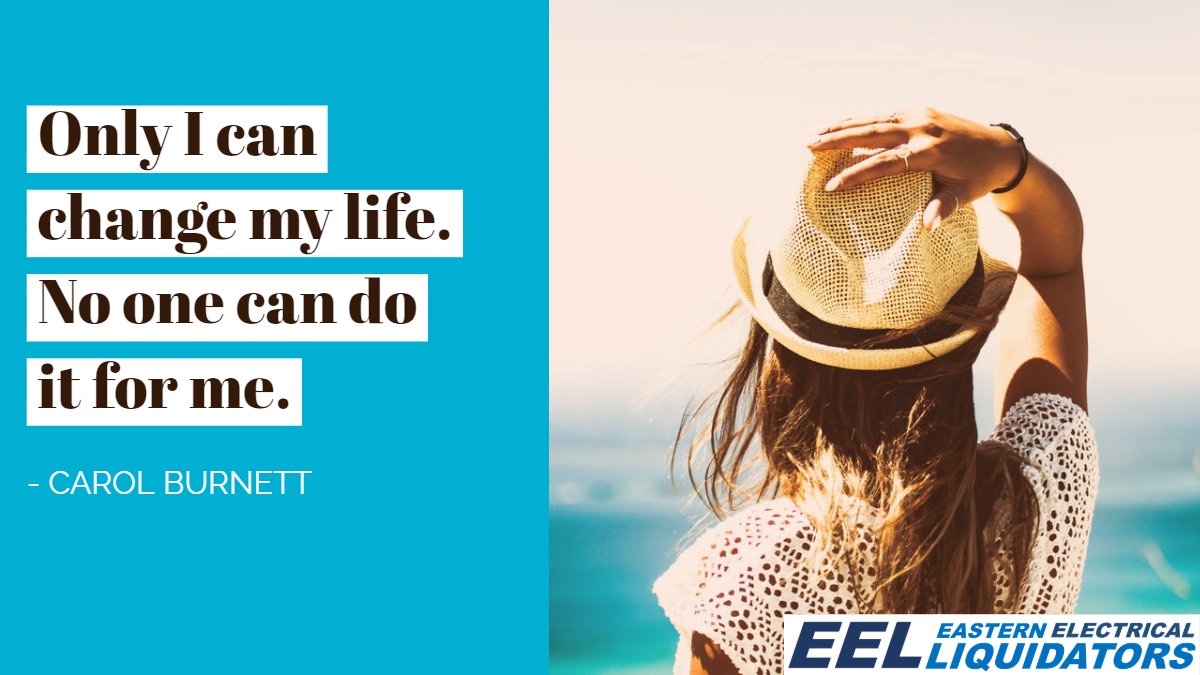 #MondayMotivation: "Only I can change my life. No one else can do it for me." - Carol Burnett