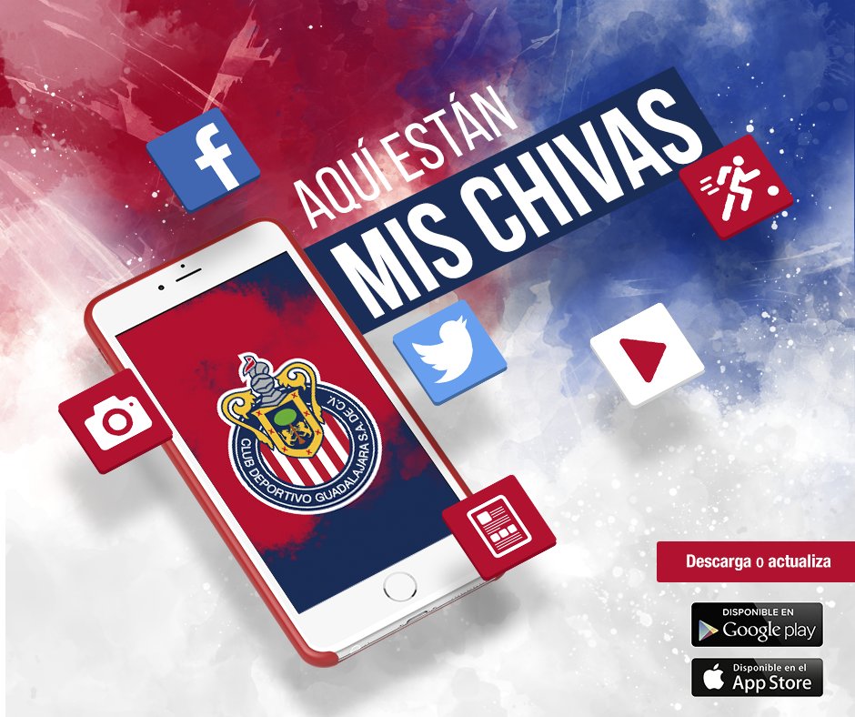 📱 ¿Ya tienes la APP más Rojiblanca? 🔴⚪️🔵

🙌 Sube tus pantallazos o, si aún no la tienes, descárgala aquí ➡️bit.ly/chivasoficial