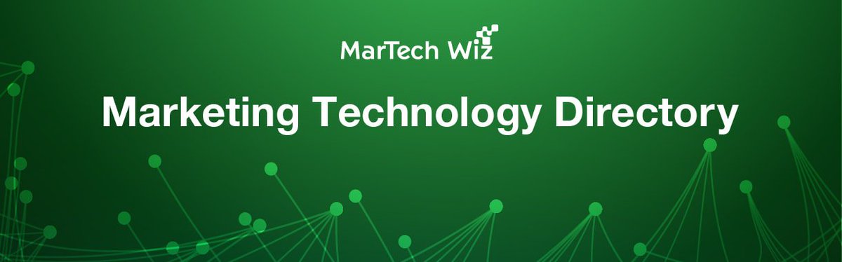 Check out the new Marketing Technology Directory from MarTech Wiz. Better yet submit (or claim) your MarTech tool to the directory! #martechdirectory #martech  directory.martechwiz.com