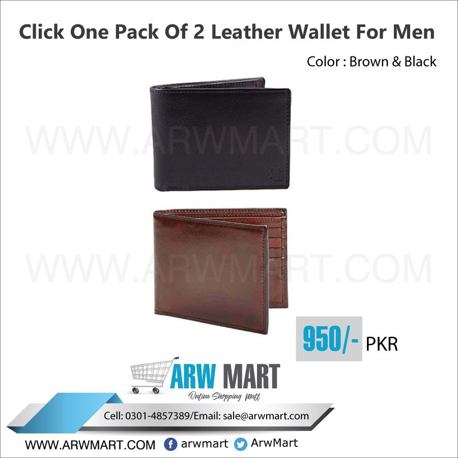 ArwMart's tweet photo. #ARWMART.COM
Click One #Pack Of 2 #Leather #Wallet For #Men
Color : #Brown &amp; #Black https://t.co/7QsFrgUQ0H