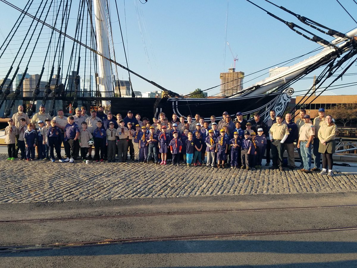 jenn_gough's tweet photo. These boys had the honor of sleeping over on the deck of the USS Constitution this weekend! Such a great experience! Thank you #pack31 for this opportunity! #cubscouts #oldironsides https://t.co/qIcoQURISv