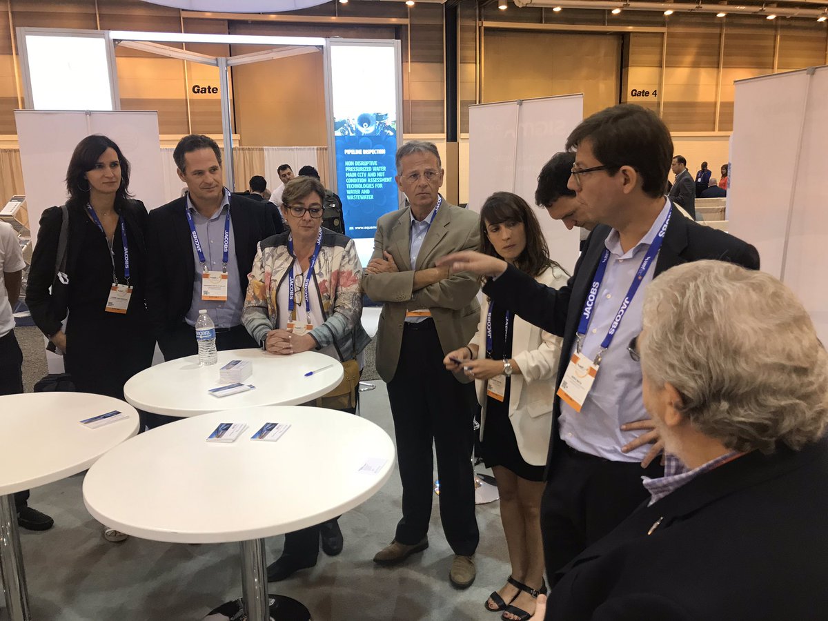 CatalanWaterP's tweet photo. Meeting with U.S. Environmental Protection Agency EPA in #WEFTEC2018
@CREAtech360 @Tecnoturbines #Aplicat @universitatURV @KEIKEN_ENGINEER #KingDiamond #Sigma @bluephageWATER #STPACUSTER @RemosaSuria @Condorchem_es @Alsina_Formwork in Strategic @accio_cat https://t.co/jUlScqGNnh