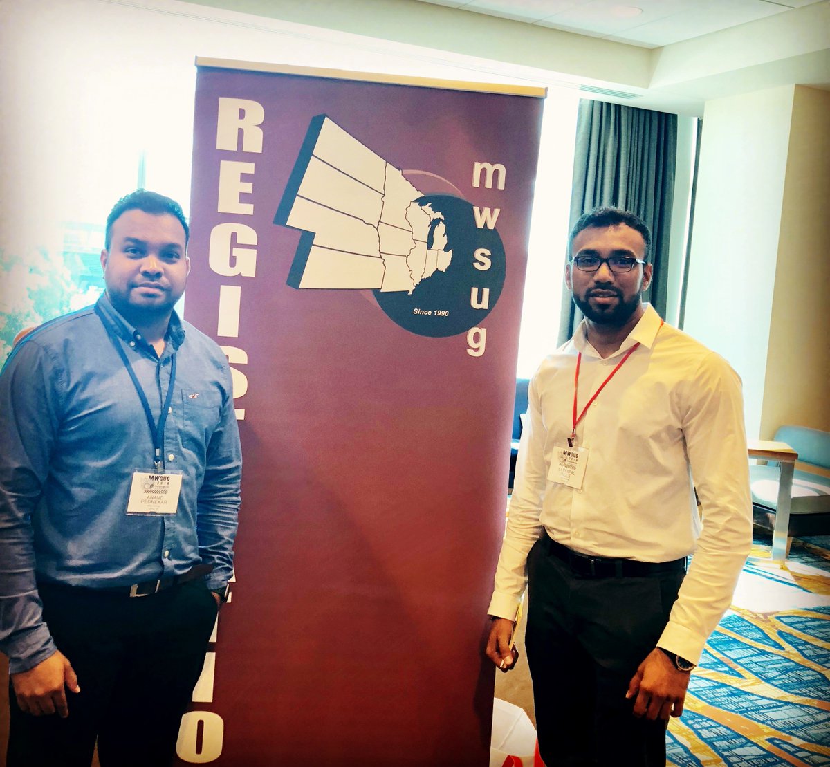 mmsholdings's tweet photo. The 2018 @MWSUG_SM event in #Indianapolis is currently underway, and MMS Senior Clinical Programmers are on the ground. Find the full schedule here: https://t.co/JKpzhSknm8 #SAS #clinicalprogramming https://t.co/Blyp3UmqzX