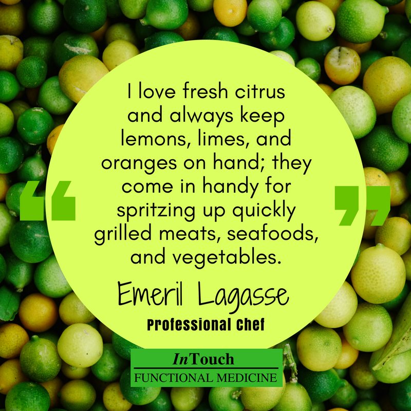 A quick tip from one of the world's best chefs <a href="/Emeril/">Emeril Lagasse</a>. Do you use citrus in your cooking? 

#healthyeating #healthyliving #healthylifestyle #functionalmedicine