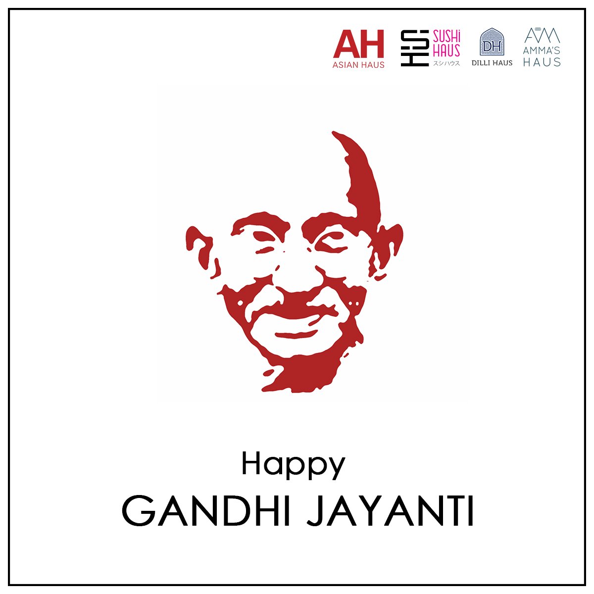 AsianHaus's tweet photo. Be the Change that you want to see in the world ! 
Happy Gandhi Jayanti !

#GandhiJayanti2018
#SwachhBharat #SwachhtaDiwas #CleanIndia https://t.co/UBGpUFUJt2