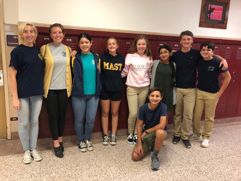 MASTKeyClubNJ's tweet image. Four of our club officers attended a regional training conference this past Sunday at Central Regional High School! Our officers also met with our LTG Katie and the officers from High Technology High School.