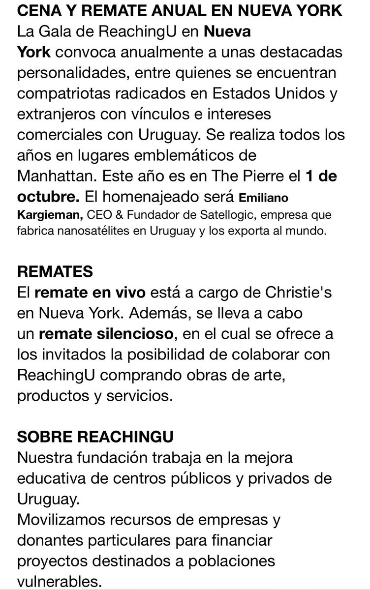 Hoy podemos ayudar todos, por la educación uruguaya!!! Que es <a href="/Reaching_U/">Fundación ReachingU</a> ? 👇🏻