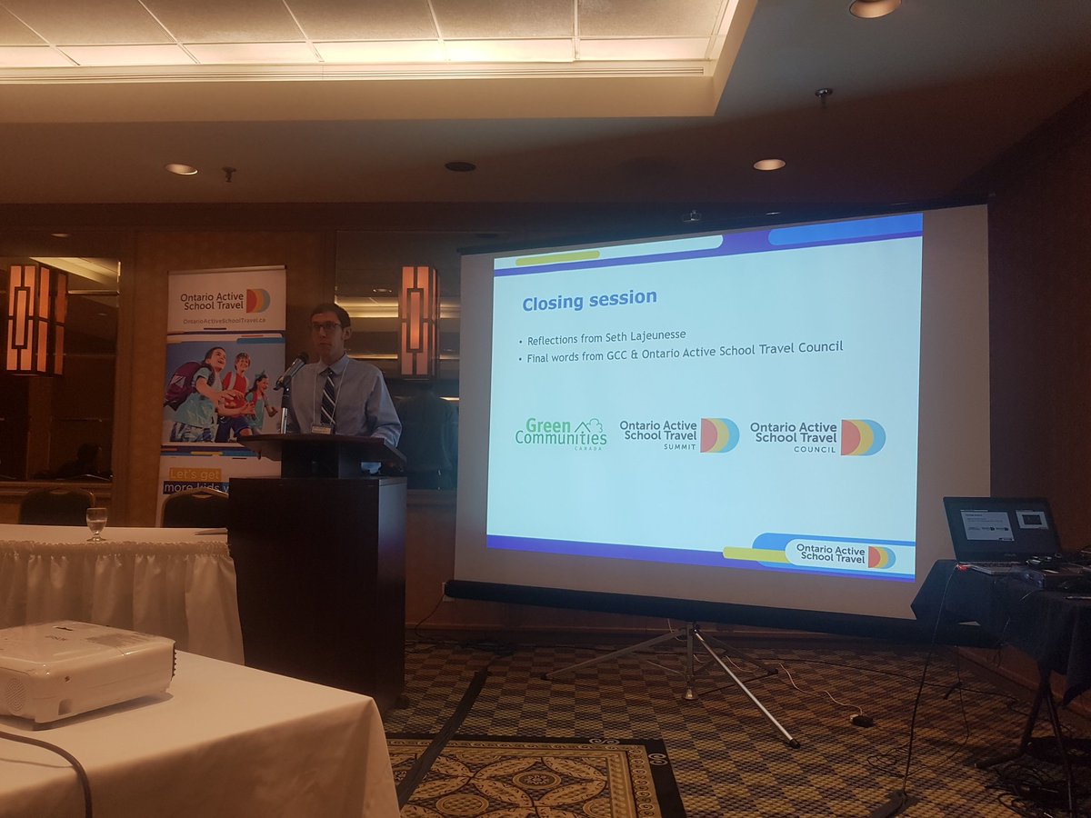 OntarioAST's tweet photo. Reflections from @SethLaJ307: Stories are critical. Lived experiences are valuable data. Seeing the world through children's eyes is when change happens. #OASTS2018 #active2school https://t.co/xUqWehU390