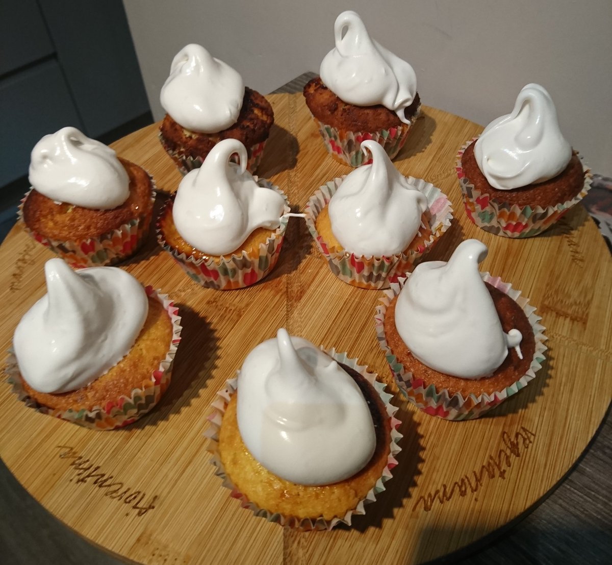 nikasnu's tweet photo. Getting ready to celebrate #ITServiceWeek #ITSW18 @ehuits with lemon curd meringue cupcakes! ๐๐๐ https://t.co/IhIvCSx8fh