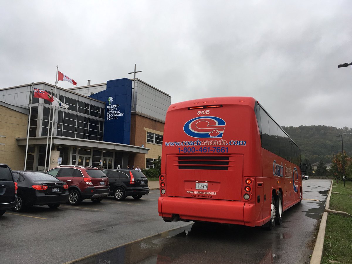 ProgramUip's tweet photo. So impressed by the welcome received from helpful students and staff at Blessed Trinity CSS on this rainy Monday afternoon. @OntarioUniFair #2018UIP #HHNBUIP #recruitmentperks https://t.co/Xli1TpjYyM