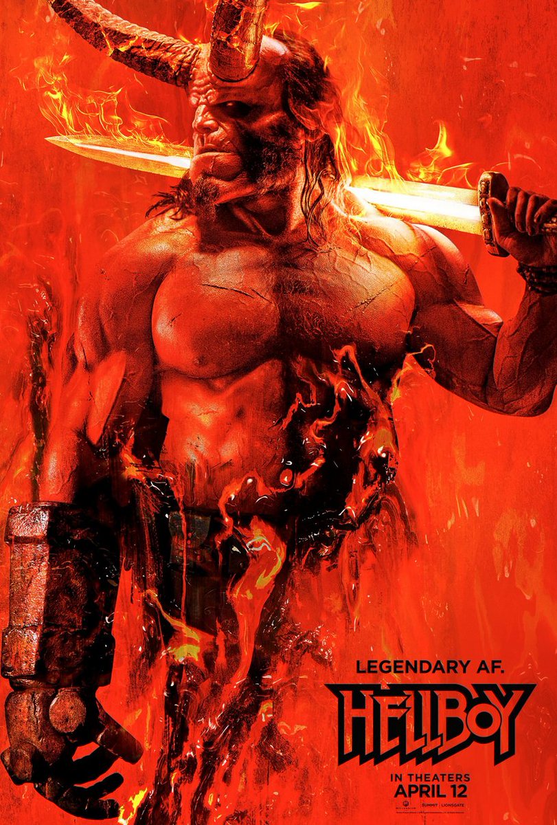 blurppyplus's tweet photo. #MondayMotivation OH HELLBOY YES! Can't wait to see @DavidKHarbour in the @Lionsgate @HellboyMovie #AnungunRama @artofmmignola #LegendaryAF https://t.co/8qnse9E0vA