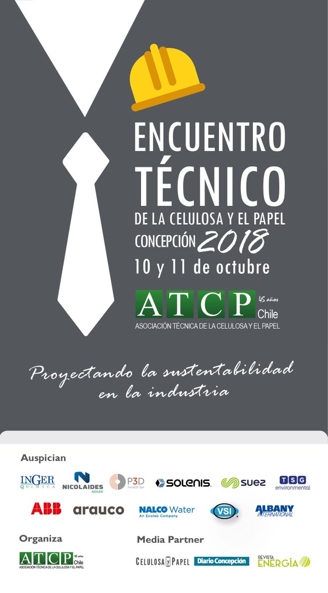 atcpchile's tweet photo. 1 semana para inicio #Encuentrotecnico2018 revisa programa de exposiciones nacionales e internacionales en https://t.co/ngcjOBs0Yp #papel #energía #medioambiente #innovacion #biorrefineria #bosques #eett2018 #atcpchile https://t.co/f8b2EdjLLh