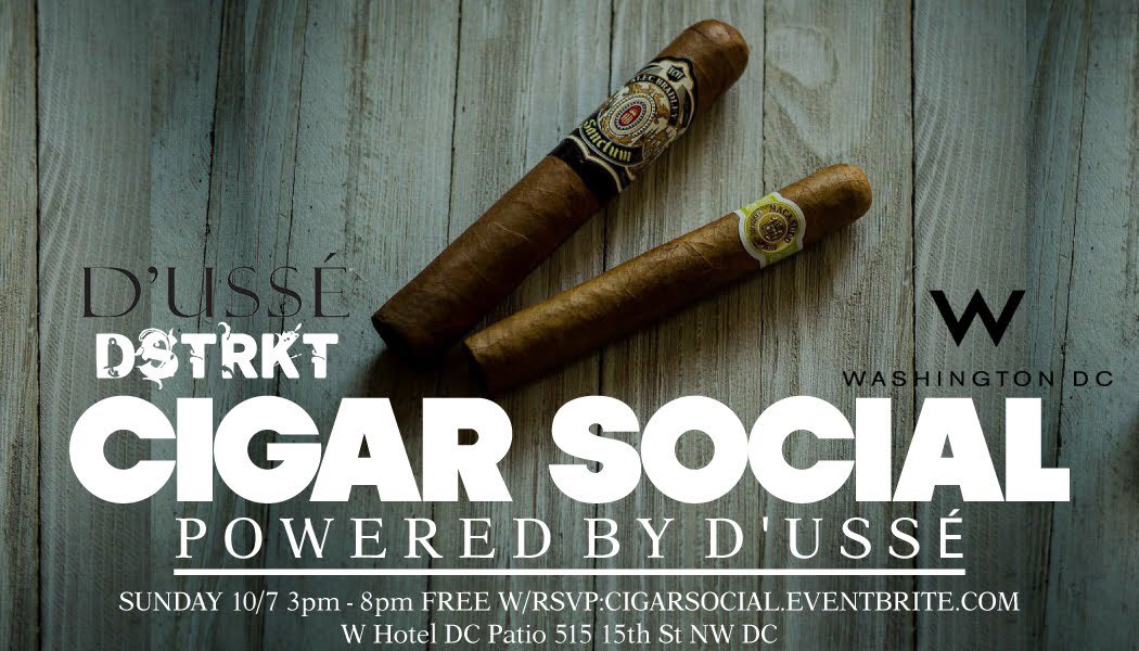 And what might possibly be the last event held at the W Hotel, <a href="/DSTRKTDC/">Dope Event Curators</a> brings you another installment of the Cigar Social powered by Dussé 🥃 cigarsocial.eventbrite.com
